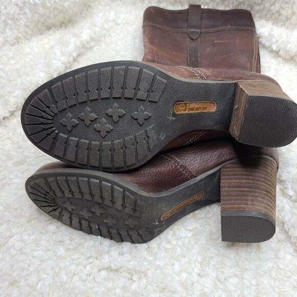 Timberland Earthkeepers Waterproof Leather Mid Calf Pull-on Boots sz 8.5 - Picture 6 of 9